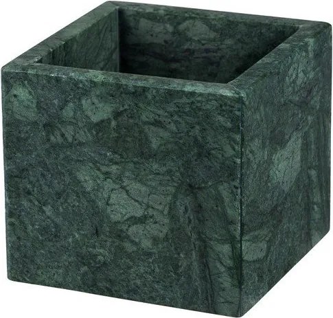 Organizator de baie verde închis pentru dischete demachiante din marmură Marble – Mette Ditmer Denmark