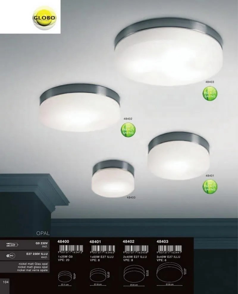 Plafoniera design modern diametru 18cm OPAL