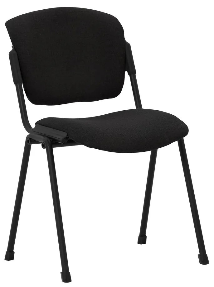 Scaun vizitator ERA Black, Negru stofa cagliari