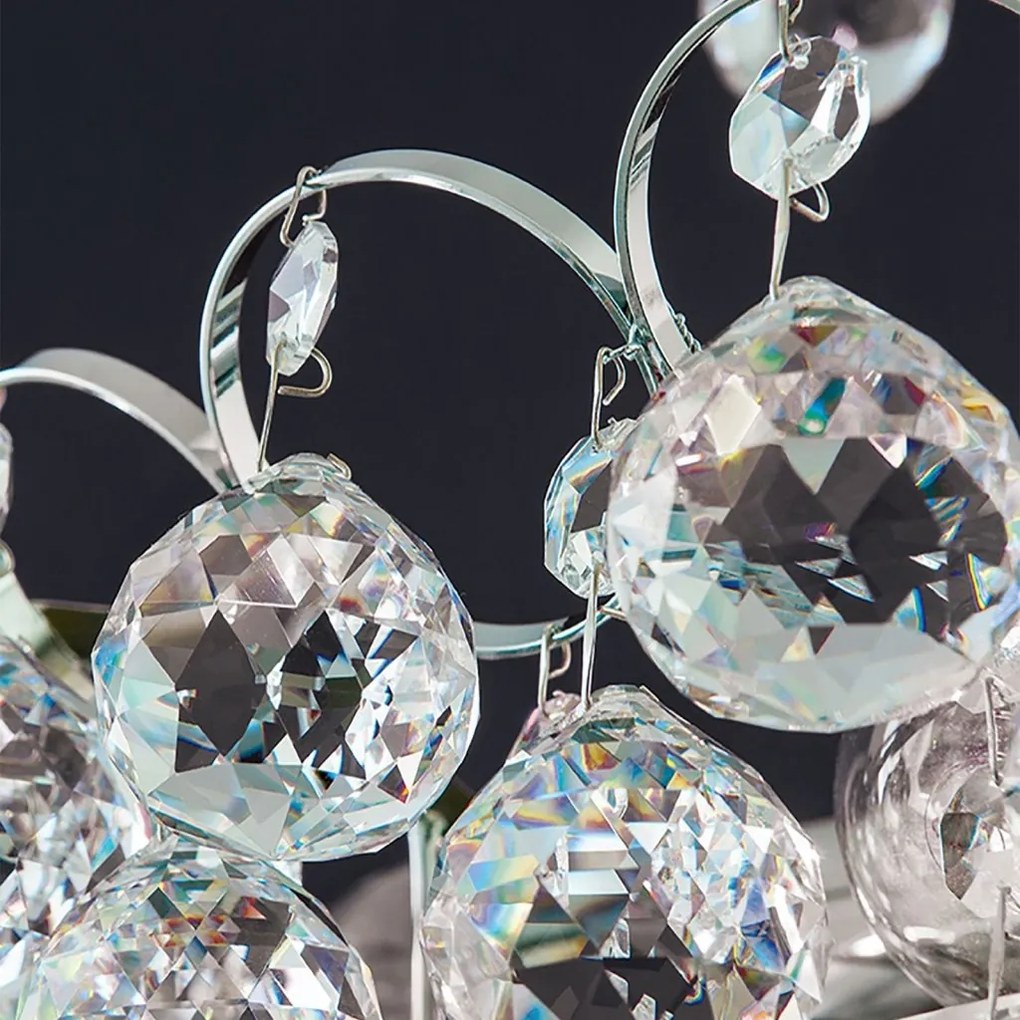 Lustra cristal Asfour, KRISTALL KLASSISCH crom 55cm