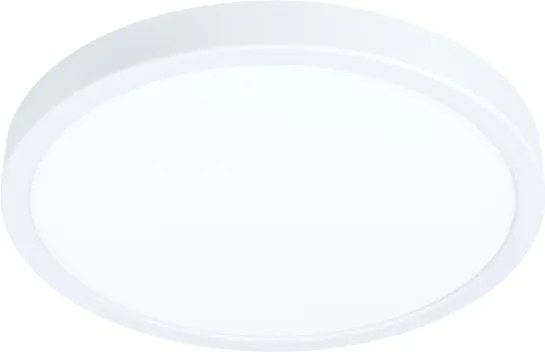 Eglo 901377 - Plafonieră LED RGBW dimabilă cu sticlă fumurie FUEVA-Z LED/14,3W/230V 27,8cm IP44 alb
