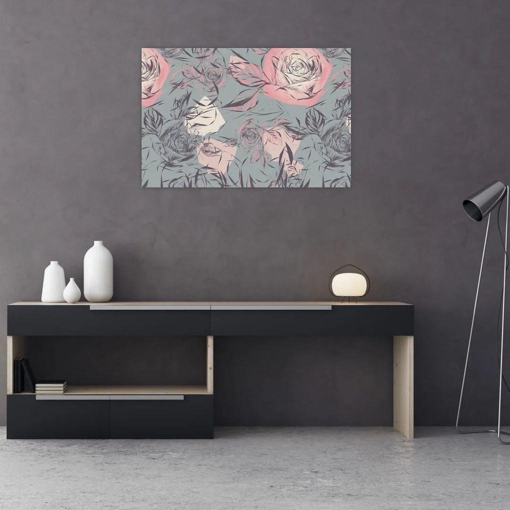 Tablou - Trandafir (90x60 cm)