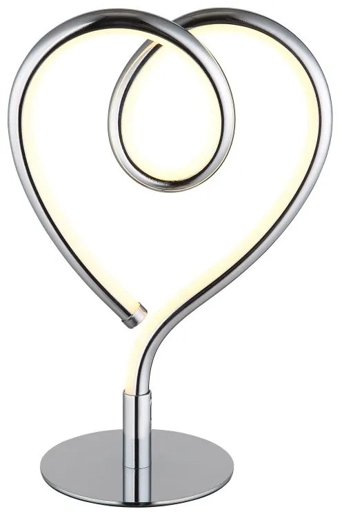 Veioza LED Lampa camera copii metal crom AMORE
