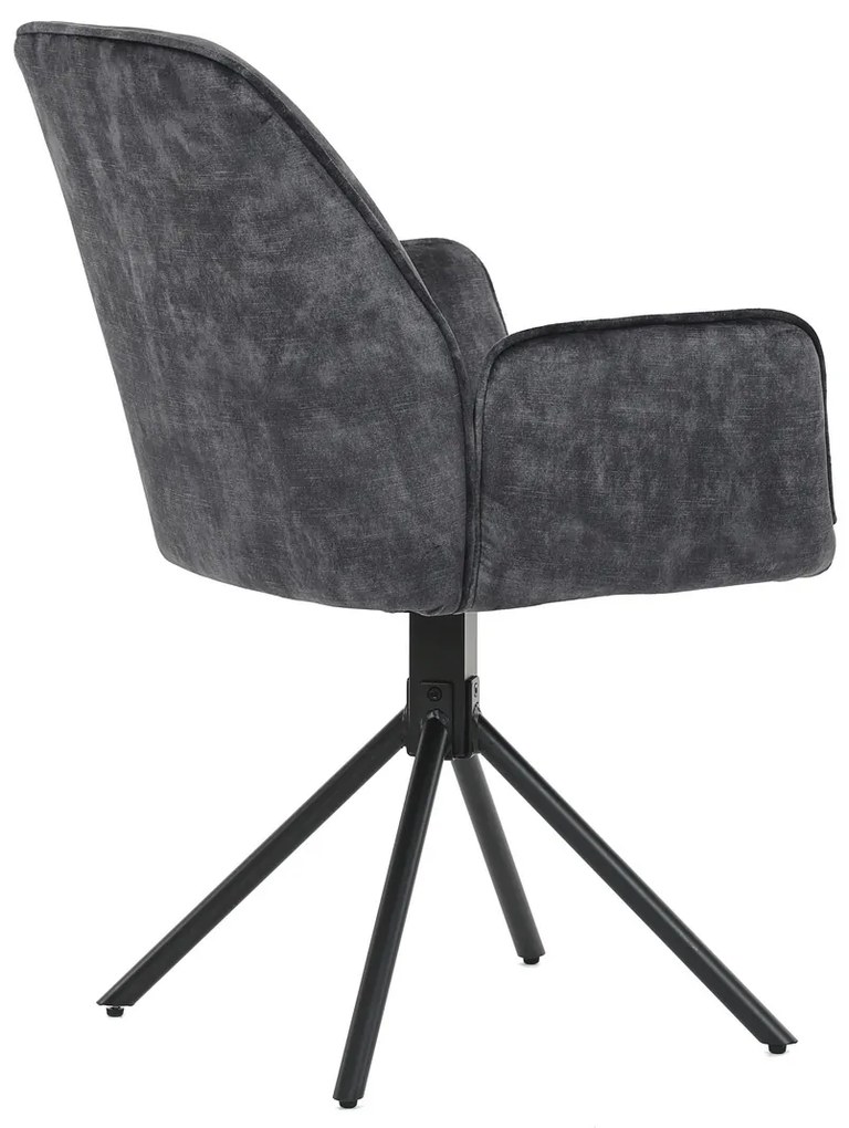 Set de scaune de sufragerie HC-511 BK4, 2 buc.
