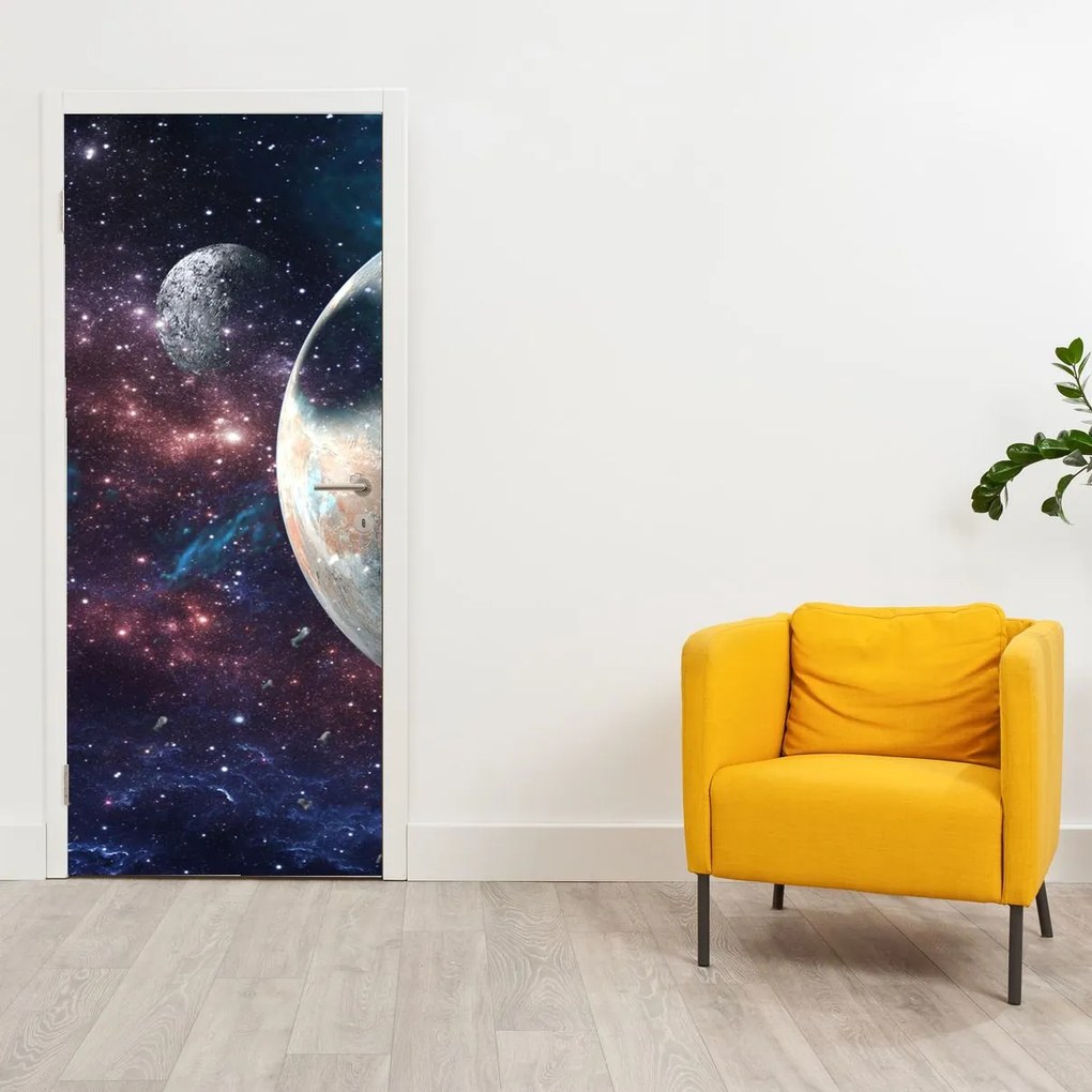Fototapet pentru ușă - Univers (95x205cm)