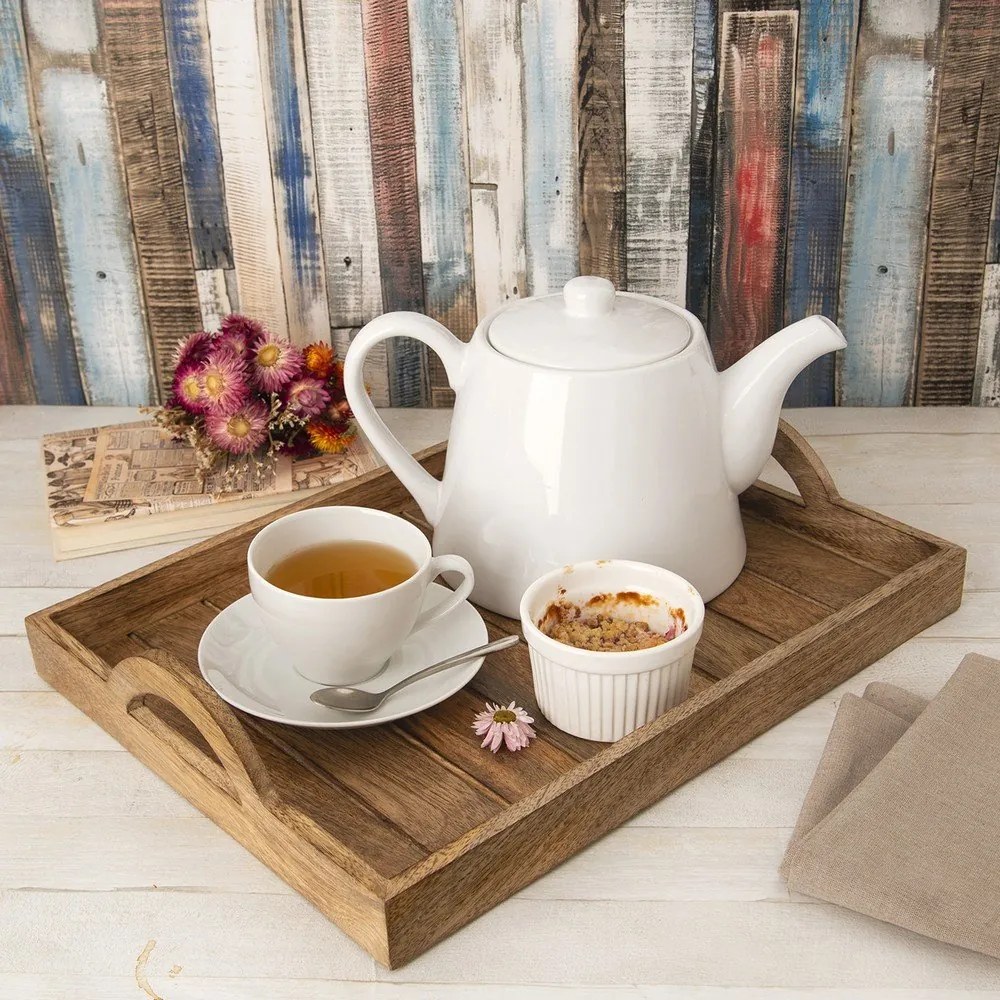 Tavă de servit de servire din lemn 30.5x40.5 cm Mango – Orion