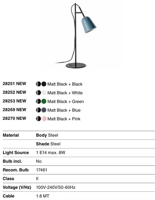 Veioza, Lampa de podea design modern Studio alb