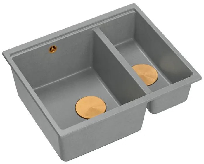 Chiuveta din granit Logan 150 gri metalic