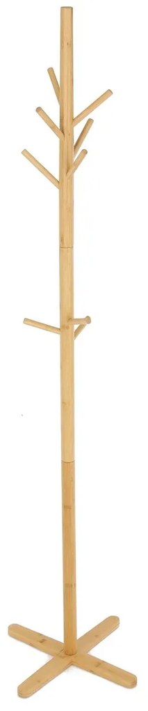 Cuier cu suport B016 NAT, bambus