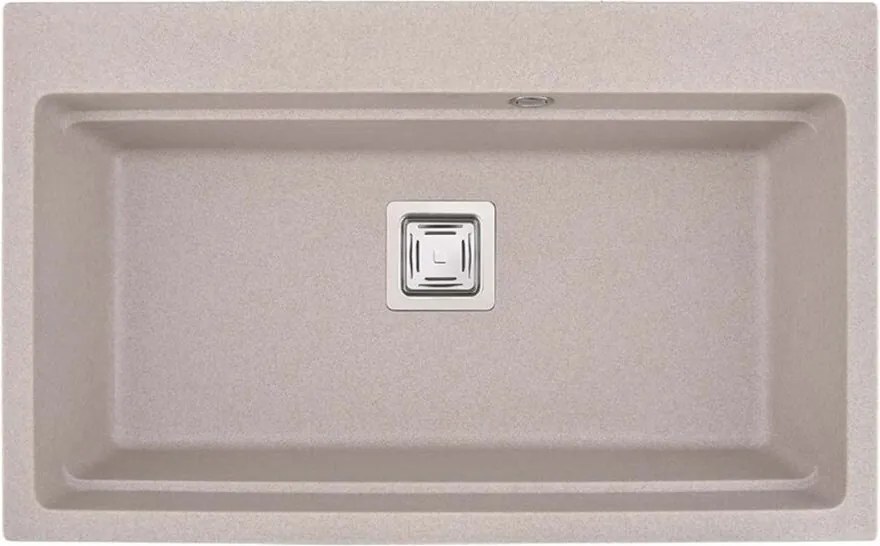 Chiuveta compozit Inter Ceramic finisaj granit nisip 78x48 cm