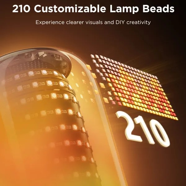 Govee - Lampă de masă LED RGBW reglabilă cu difuzor, 36W/12V, Wi‑Fi