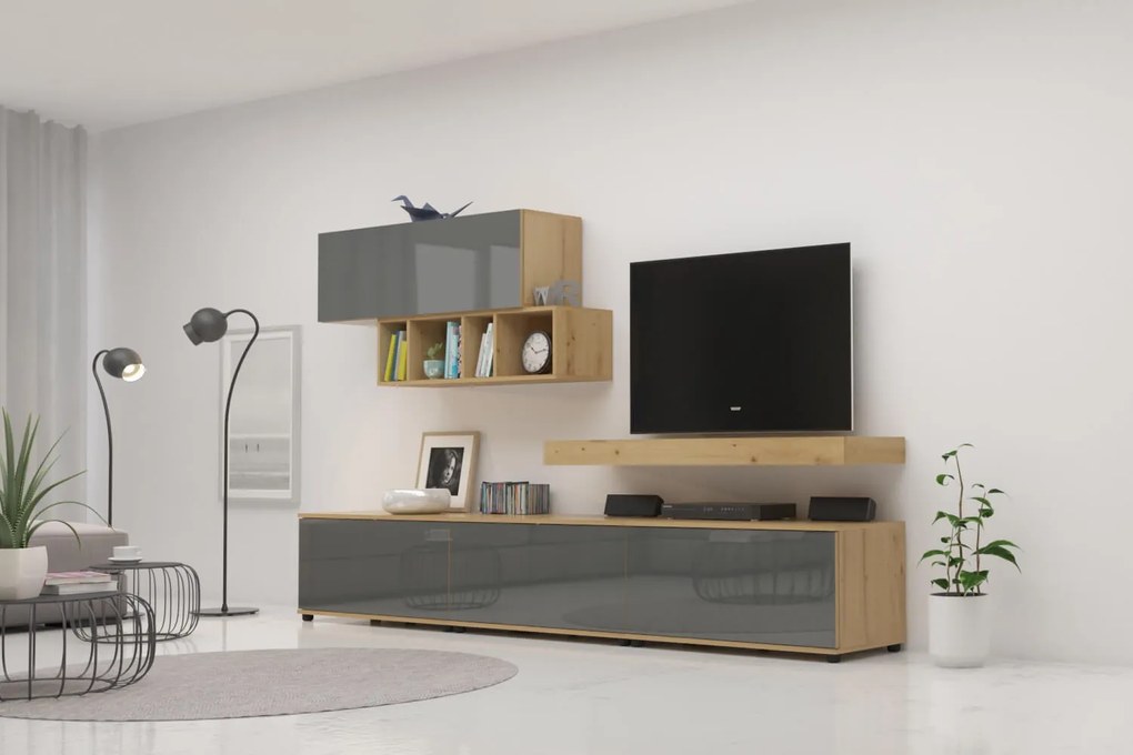 Living-room, GLOBAL404 - artizan/antracit HG