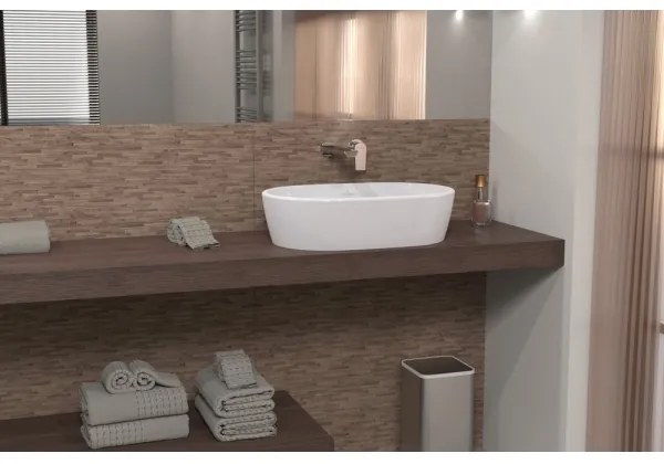 Villeroy & Boch 5A266001 - Lavoar pentru montare pe blat ARCHITECTURA 60x40 cm ceramică/alb