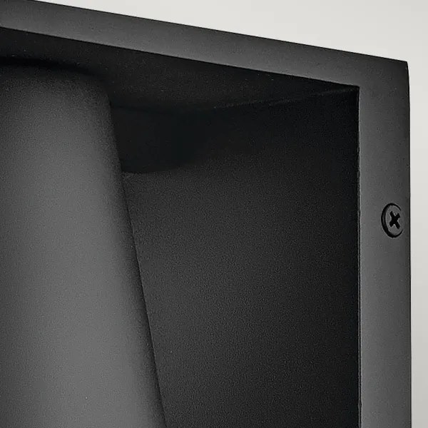 Aplică LED de exterior Hinkley HK-HANS-S-BLK HANS 1xGU10/8W/230V IP44