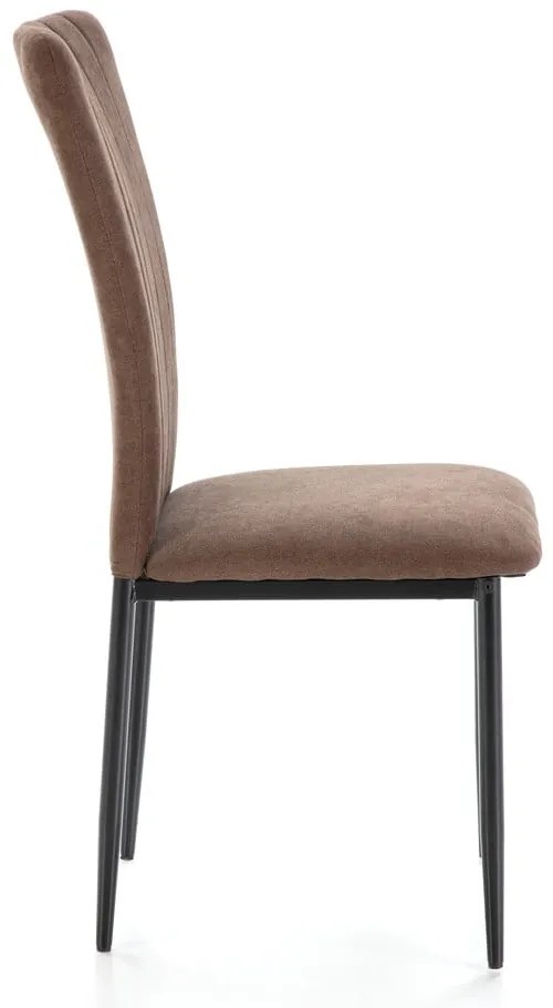 Scaune de dining maro 4 buc. Holly – Marckeric