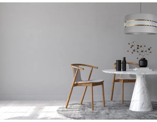 Lustră pe cablu CORAL 1xE27/60W/230V d. 40 cm gri