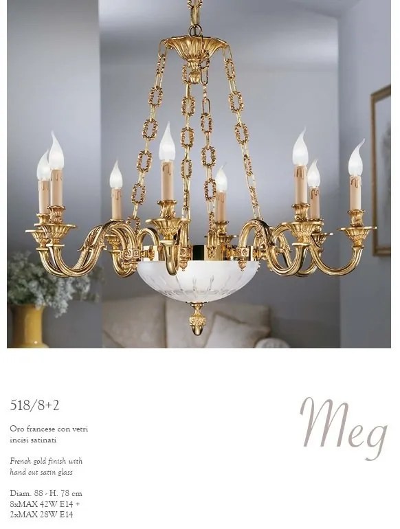 Lustra LUX design clasic realizata manual Meg