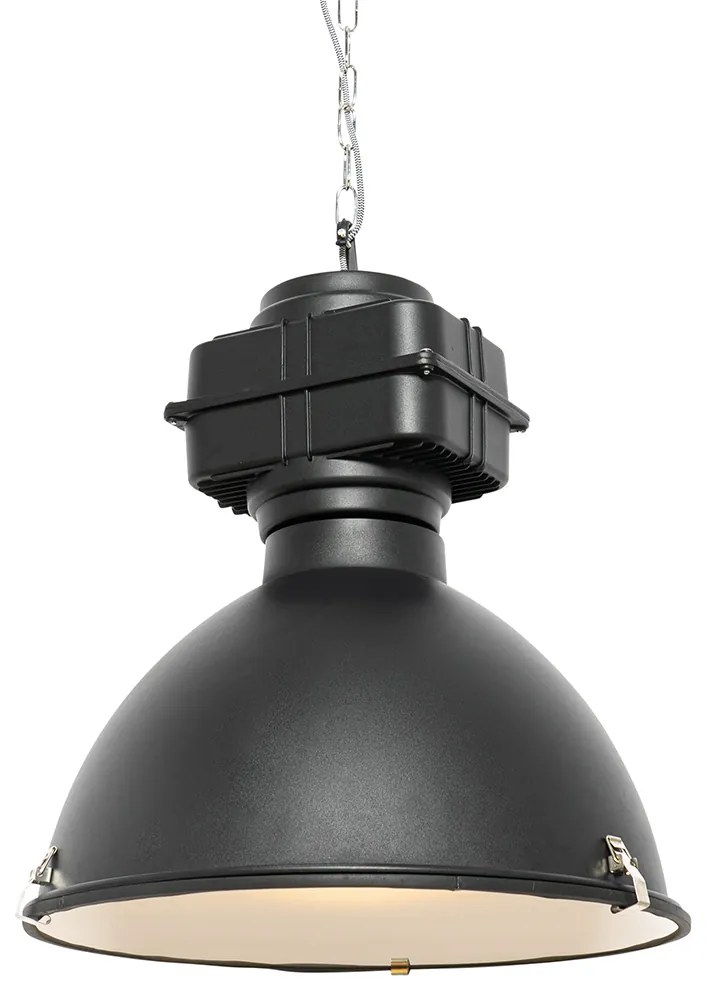 Lampă suspendată industrială neagră 53,5 cm - Sicko