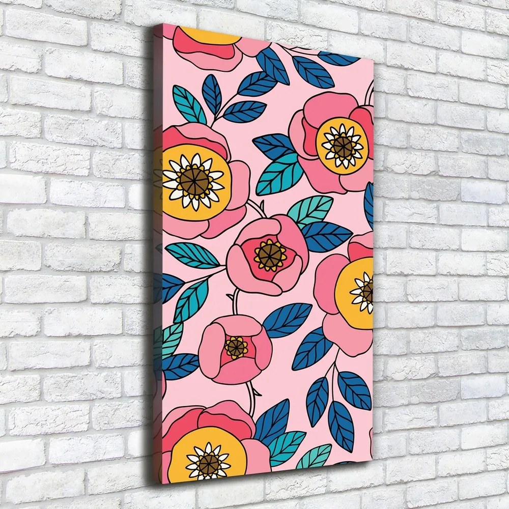 Imprimare tablou canvas Flori colorate