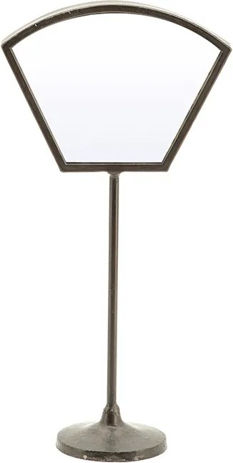 Oglinda cu picior cu rama din fier Vanity one, 18,5 x 9 x 37 cm