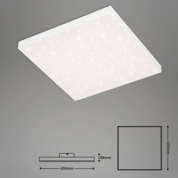 Plafonieră LED dimabilă Briloner 7381-116 STARRY SKY LED/24W/230V + telecomandă