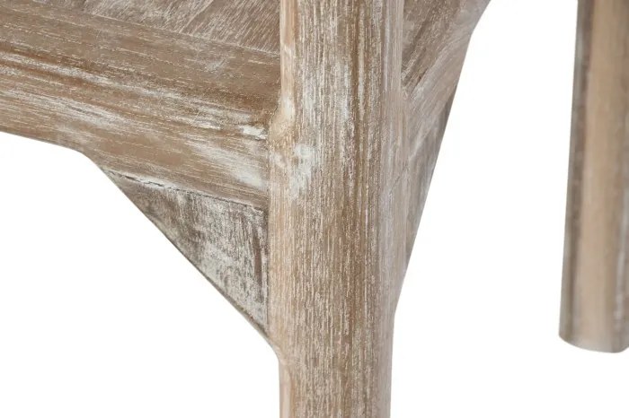 Mobilier de bar din lemn de tec reciclat si sticla , design Natural