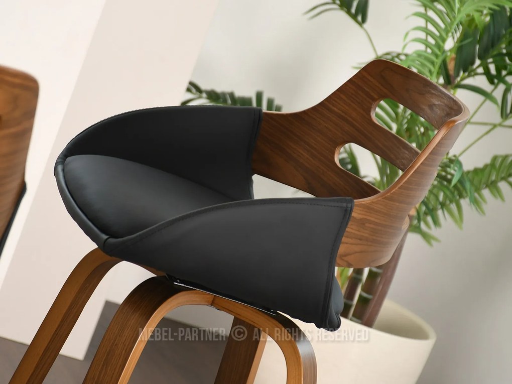 Scaun Theo H (nuc închis + negru). 1110750