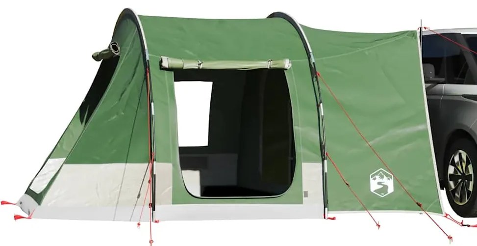 vidaXL Cort auto pentru 2 persoane, verde, impermeabil