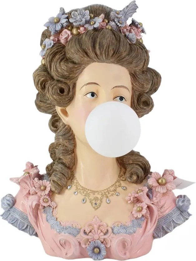 Lampa de masa sub forma de bust LADY 60cm