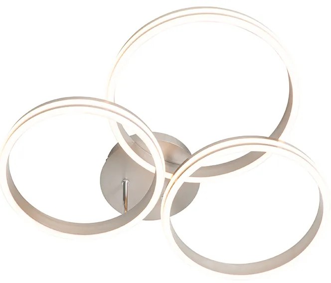 Plafoniera din oțel incluzând LED 3 trepte reglabile 3 lumini - Navara