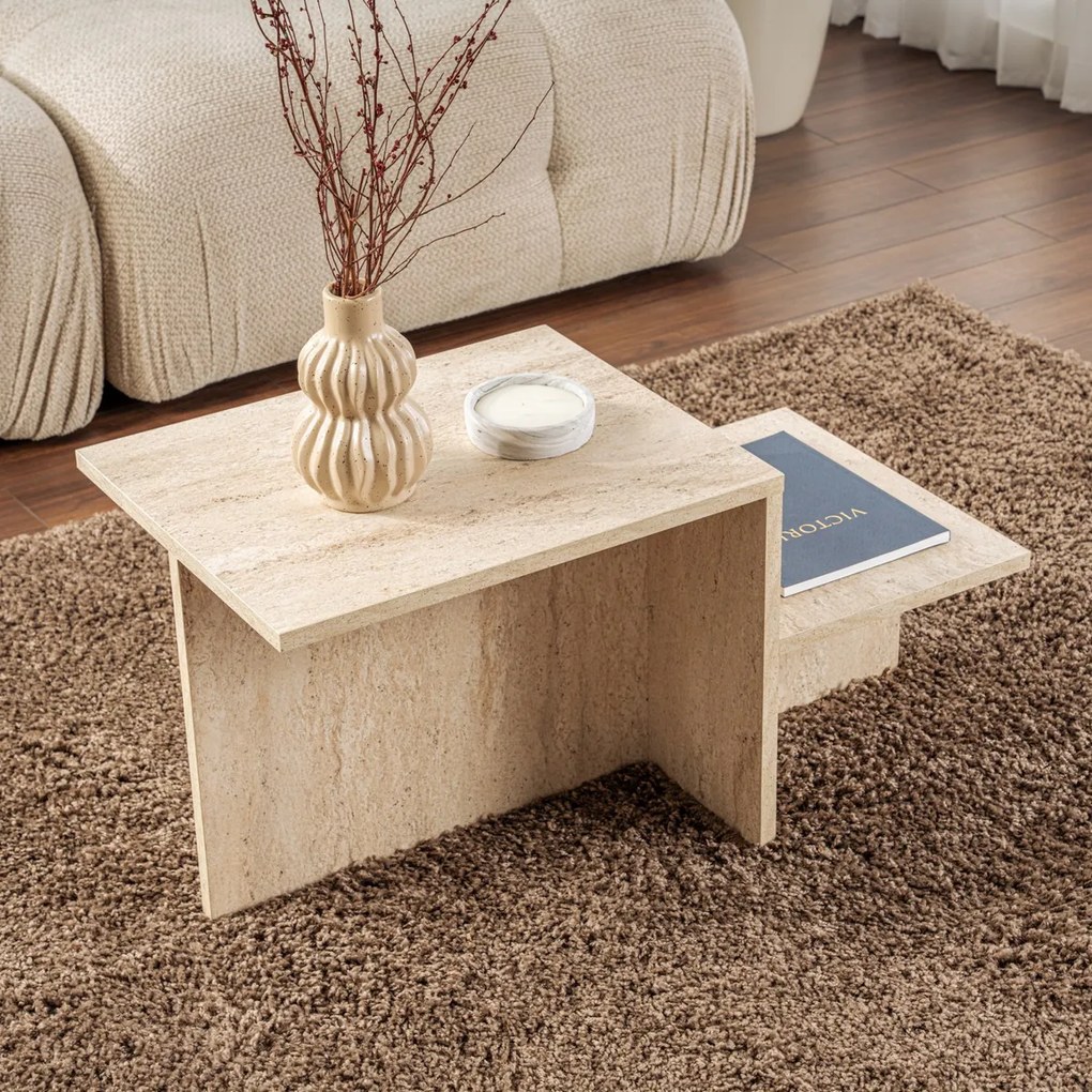 Masă de cafea Harmony Travertine
