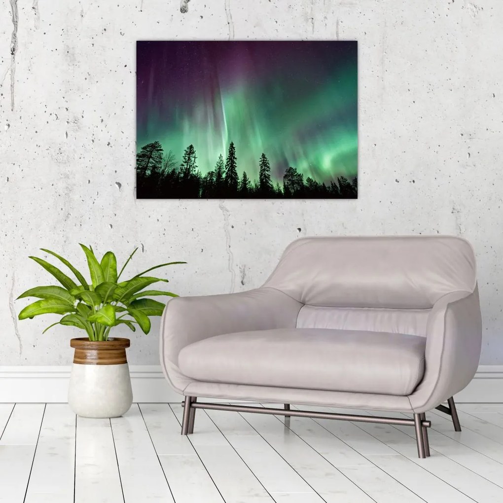 Tablou cu Northern Lights (70x50 cm)
