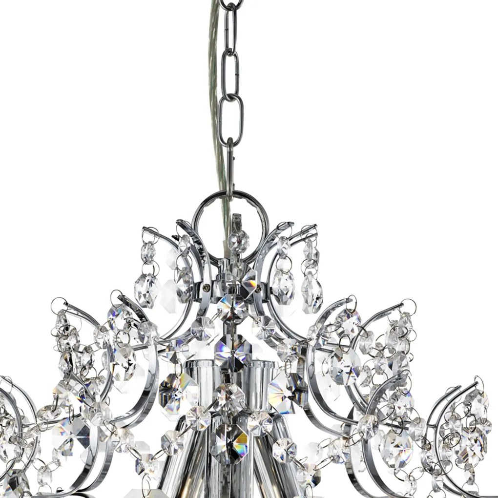Candelabru cristal K9 design elegant 38cm Harrietta 7673-3CC SRT