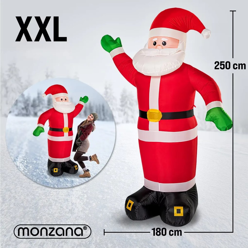Deuba Moș Crăciun gonflabil XXL