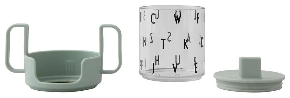 Cană pentru copii Design Letters Grow With Your Cup, verde