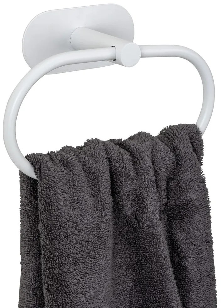 Suport pentru prosoape alb autoadeziv din oțel inoxidabil Orea – Wenko