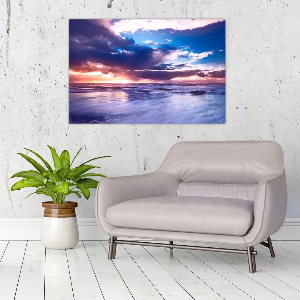 Tablou - Apus de soare la mare (90x60 cm)