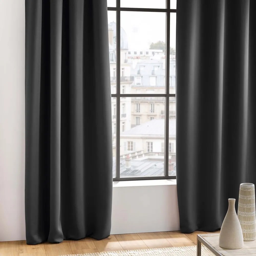 Draperie neagră blackout 135x240 cm Occult – douceur d'intérieur