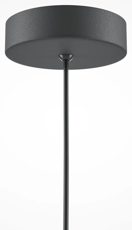 Lustra/Pendul metalic Basic D-35cm negru