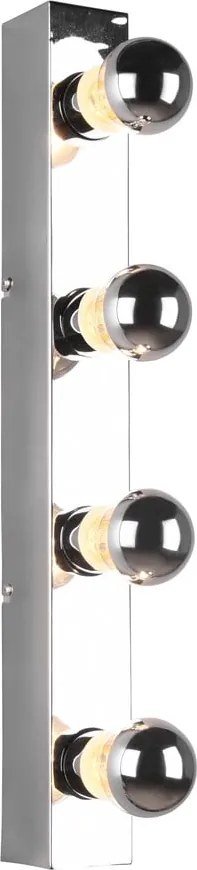 Aplică de perete argintiu-lucios Theatro – Trio