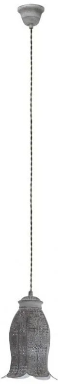 Pendul design rustic diam.16,5cm, H-110cm, 49208 EL