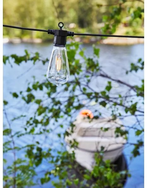 Instalație LED decorativă de exterior Markslöjd 107293 GARLAND GARDEN 10xLED 5,5m IP44