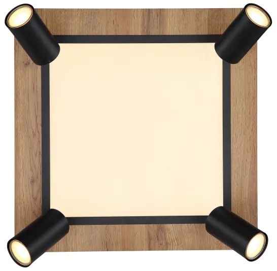 Spot LED ULLA 4xGU10/5W + LED/24W/230V Globo 67306D2