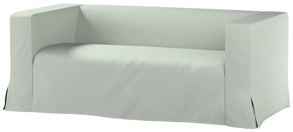 Husă canapea Klippan cu 2 locuri, lungă, cu pliuri contrastante