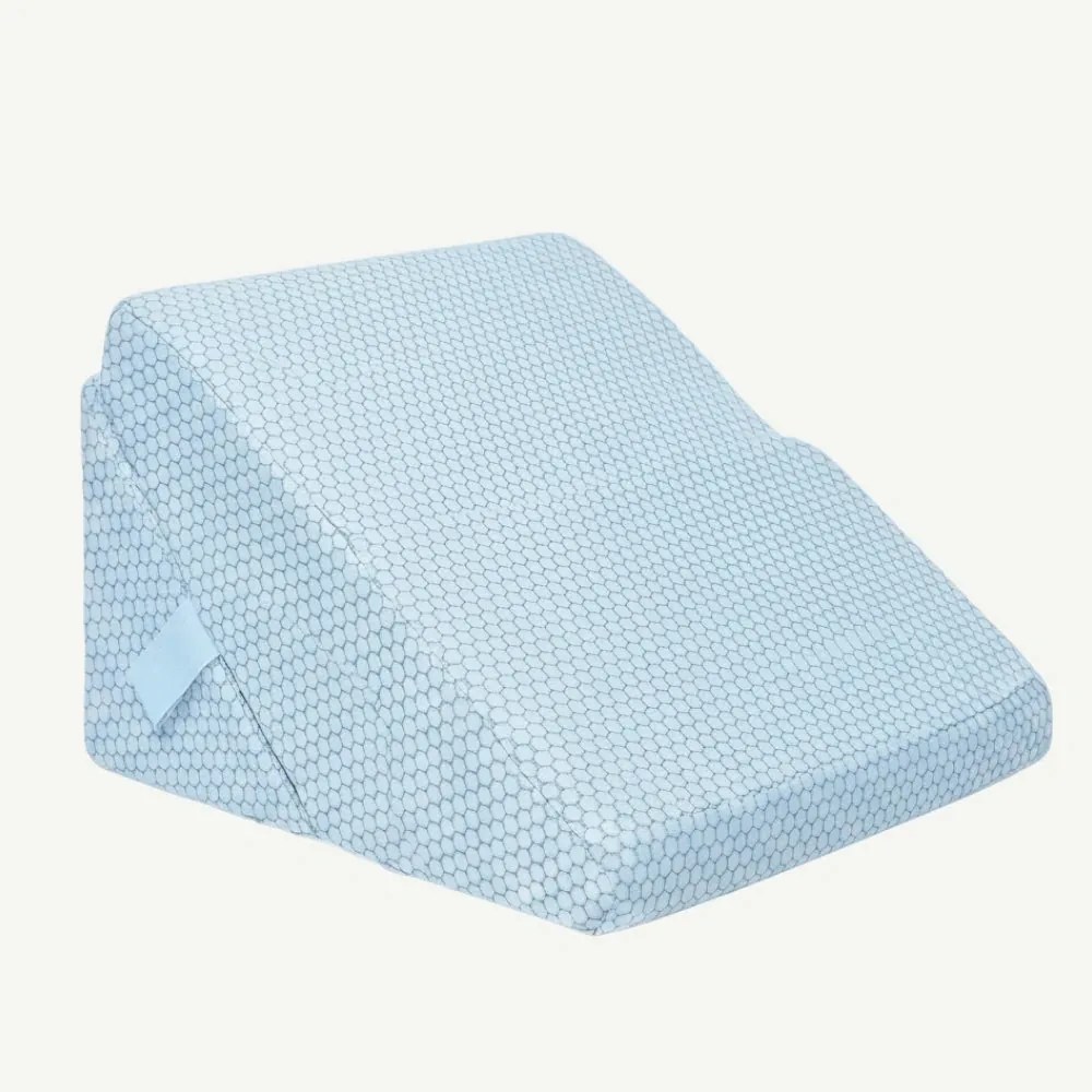 Resigilat: Perna multifunctionala 7-in-1 memory foam pliabila, Albastru deschis