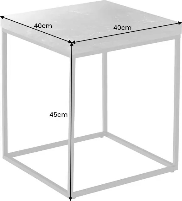 Masuta auxiliara moderna ARCHITECTURE 45cm