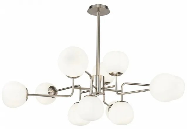 Candelabru design deosebit Erich nickel, 12L MYMOD221-PL-12-N