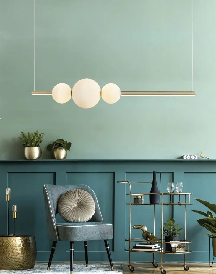 Lustra LED dimabila design modern SANDRA 3 GO