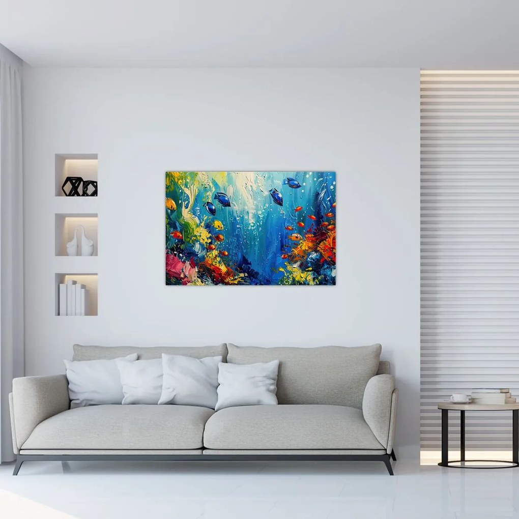 Tablou - Pictura lumii subacvatice (90x60 cm)