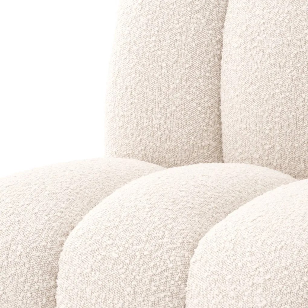 Scaun design LUX Kelly, Boucle cream